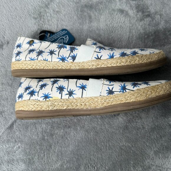 Bass Jenny Palm Tree Espadrille Flats‎ Size 8M NWT Coastal Boho - Picture 6 of 15